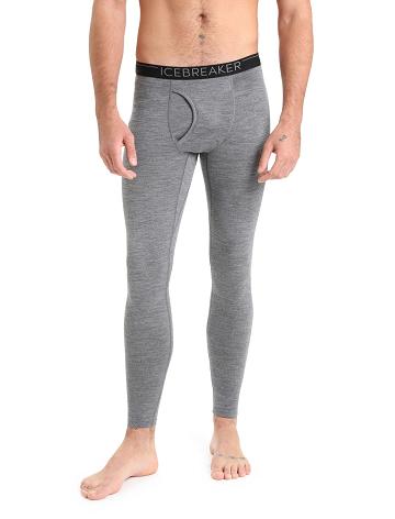 Gritstone Heather Icebreaker Merino 200 Oasis with Fly Men's Leggings | AU 1133QMAZ